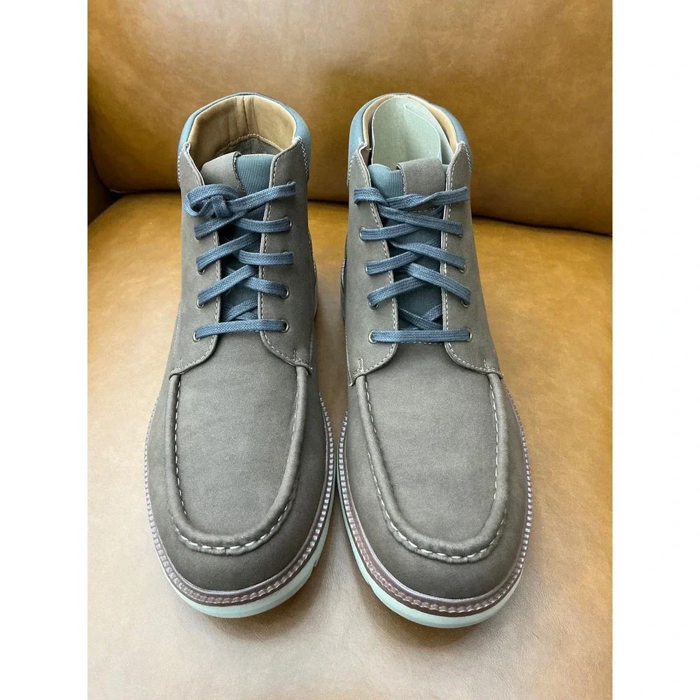 Dockers Rowan Boots Mens 11M Dark Tan Moc Toe Lace Up 90-44152